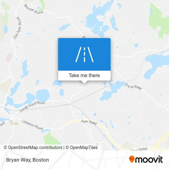 Bryan Way map