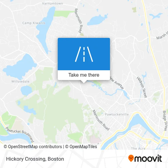 Hickory Crossing map