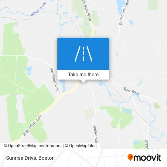 Sunrise Drive map