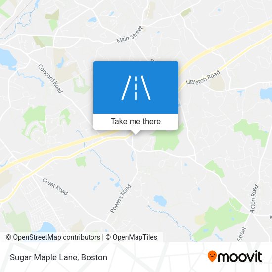 Mapa de Sugar Maple Lane
