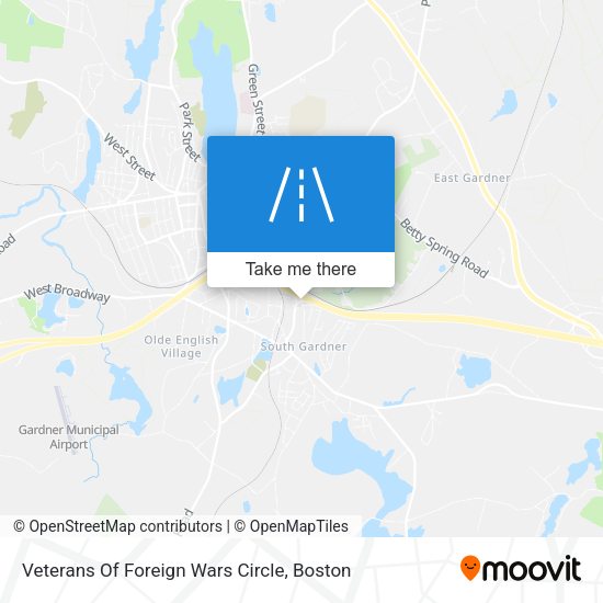 Veterans Of Foreign Wars Circle map