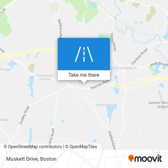 Muskett Drive map