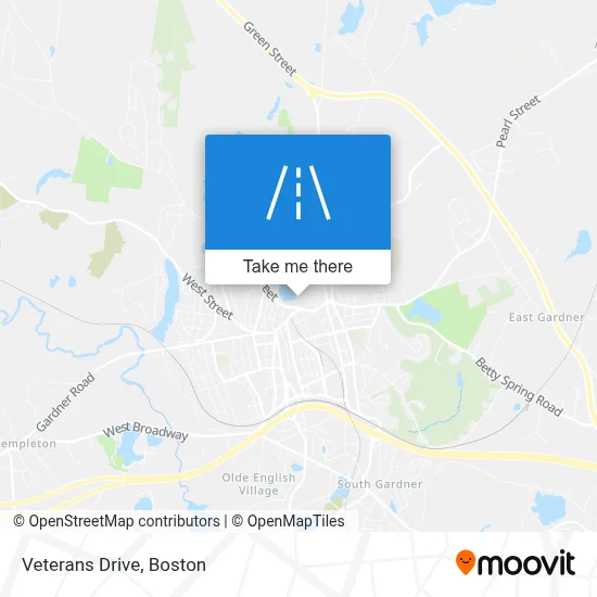 Veterans Drive map