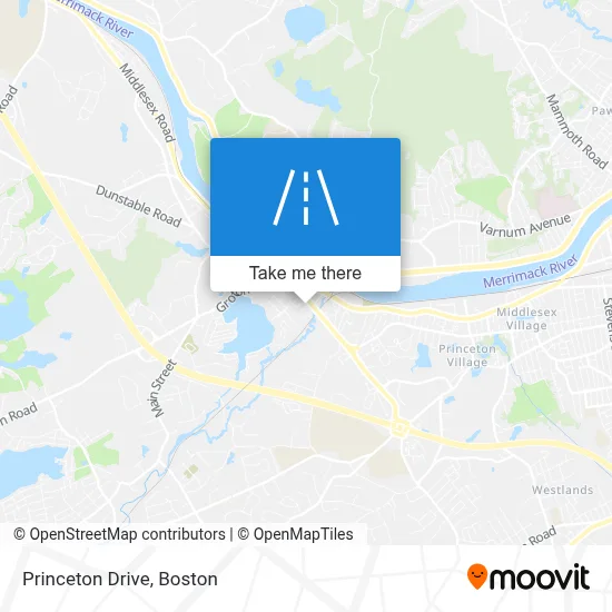Princeton Drive map