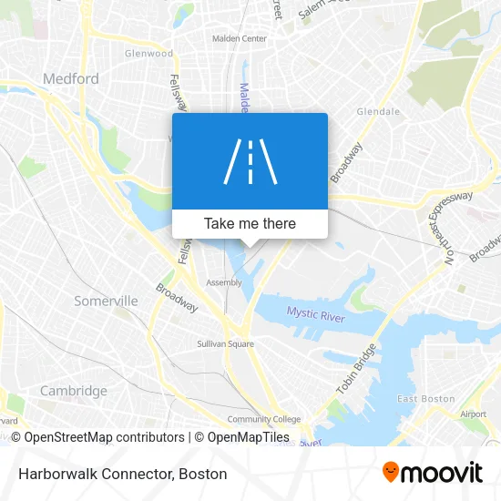 Harborwalk Connector map