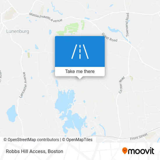 Robbs Hill Access map