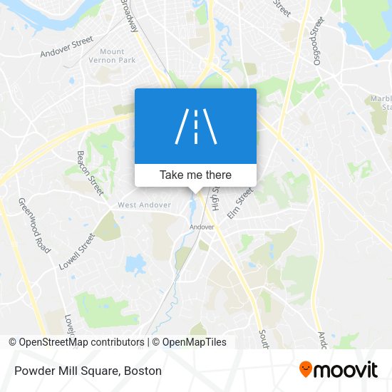 Mapa de Powder Mill Square