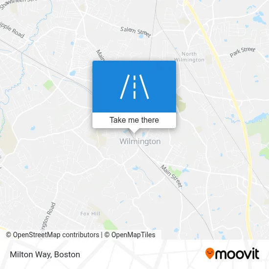 Milton Way map