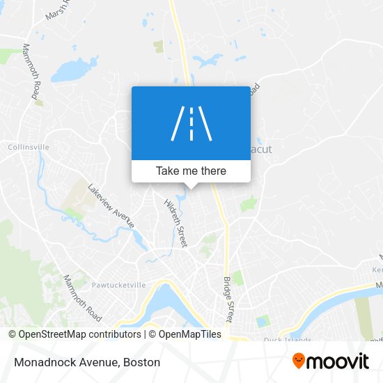 Mapa de Monadnock Avenue