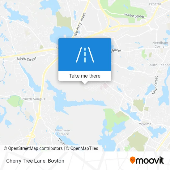 Cherry Tree Lane map