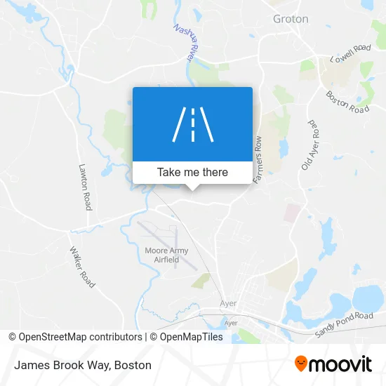 James Brook Way map