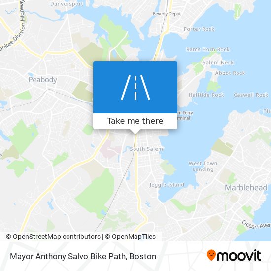 Mayor Anthony Salvo Bike Path map
