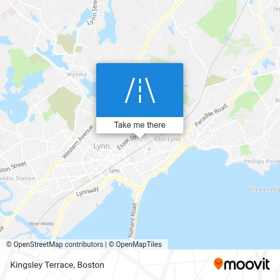 Kingsley Terrace map