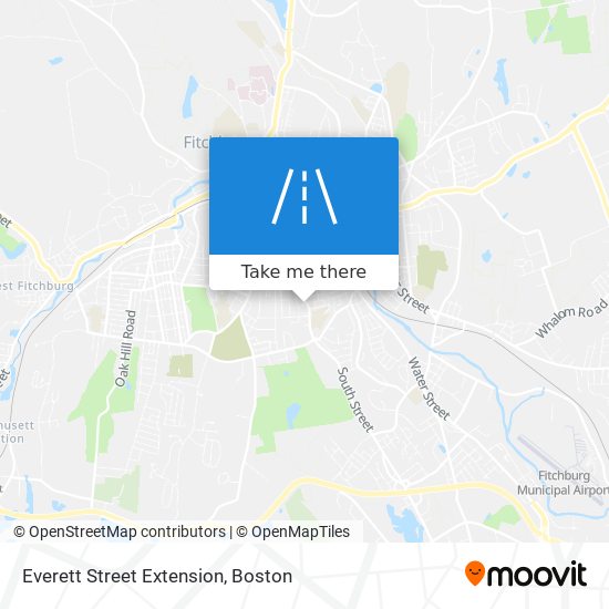 Everett Street Extension map