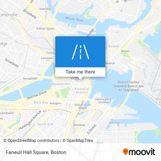 Faneuil Hall Square map