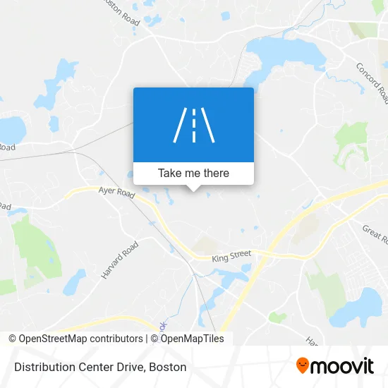 Distribution Center Drive map