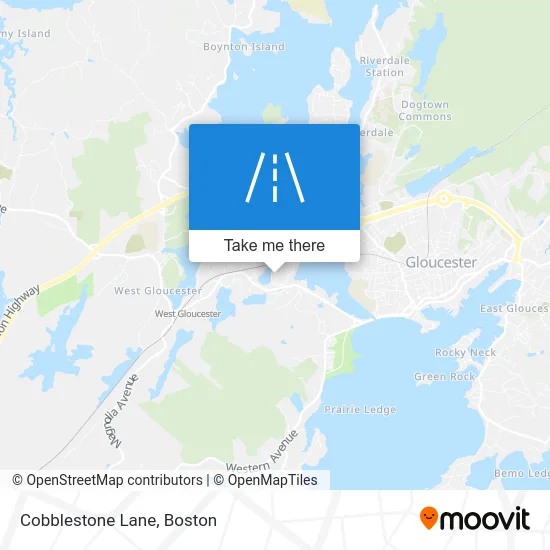 Cobblestone Lane map