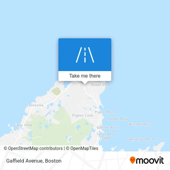 Gaffield Avenue map