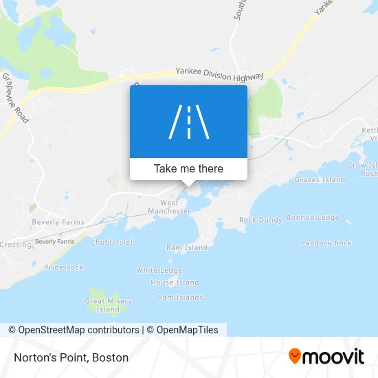 Norton's Point map