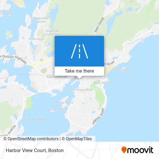 Harbor View Court map