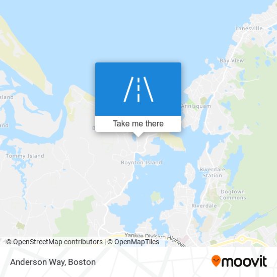 Anderson Way map