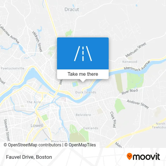 Fauvel Drive map