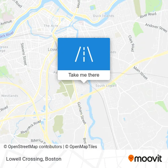 Lowell Crossing map