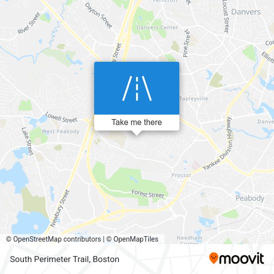 Mapa de South Perimeter Trail