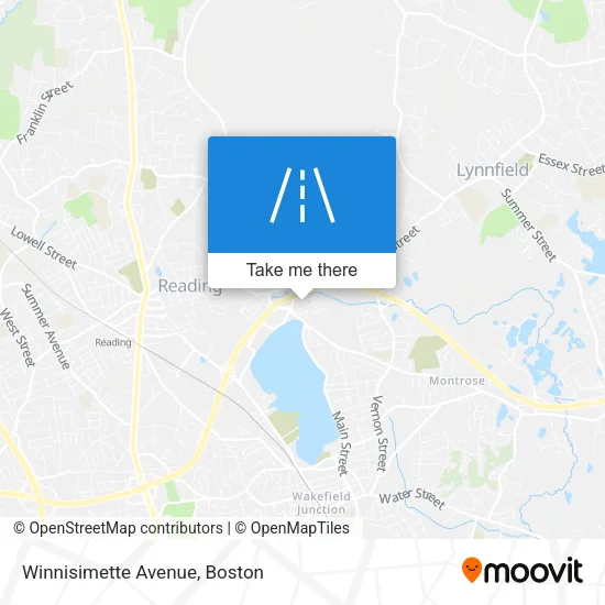 Winnisimette Avenue map