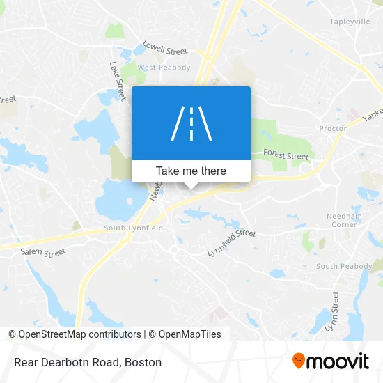 Rear Dearbotn Road map