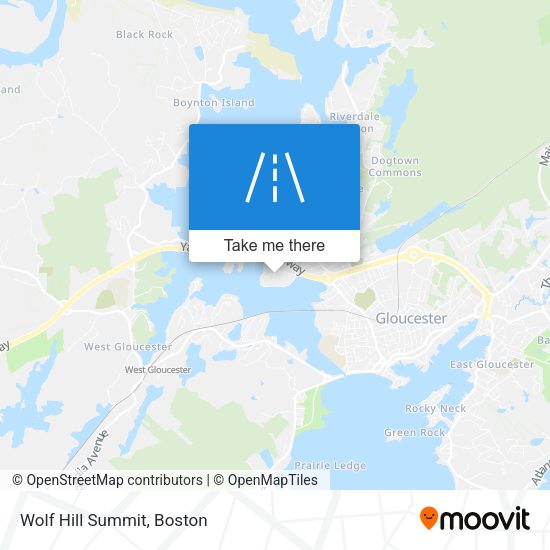 Wolf Hill Summit map