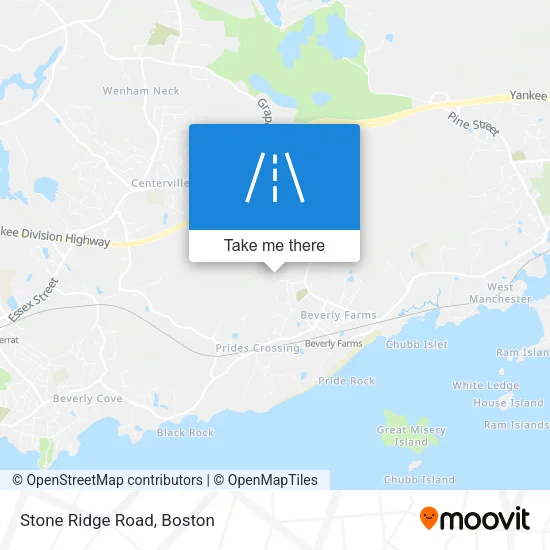 Stone Ridge Road map