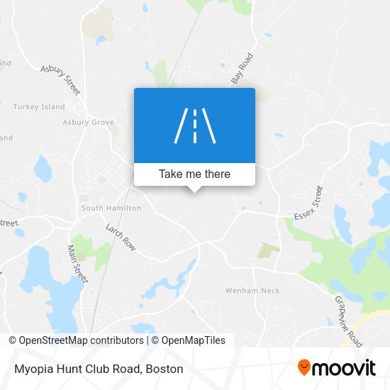 Myopia Hunt Club Road map