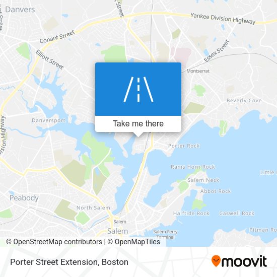 Mapa de Porter Street Extension