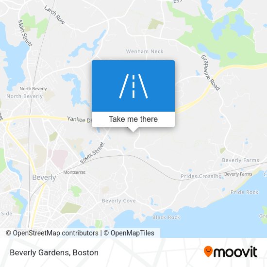 Mapa de Beverly Gardens
