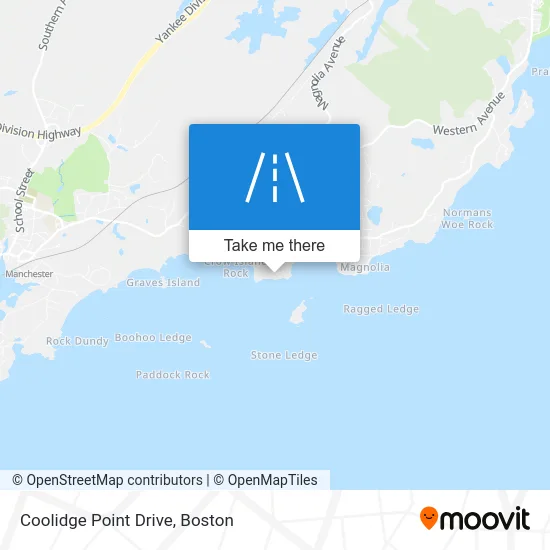 Coolidge Point Drive map