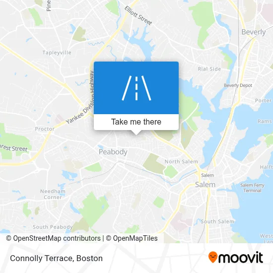 Connolly Terrace map