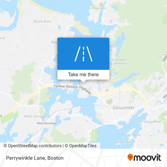 Perrywinkle Lane map