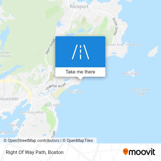 Right Of Way Path map