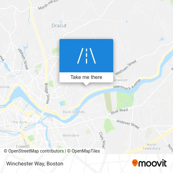 Winchester Way map