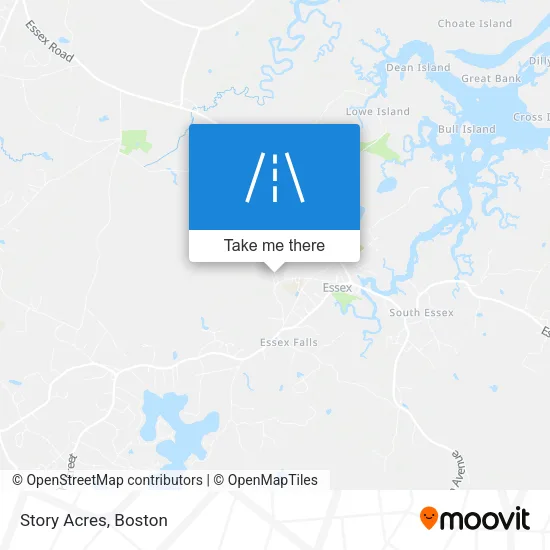 Story Acres map