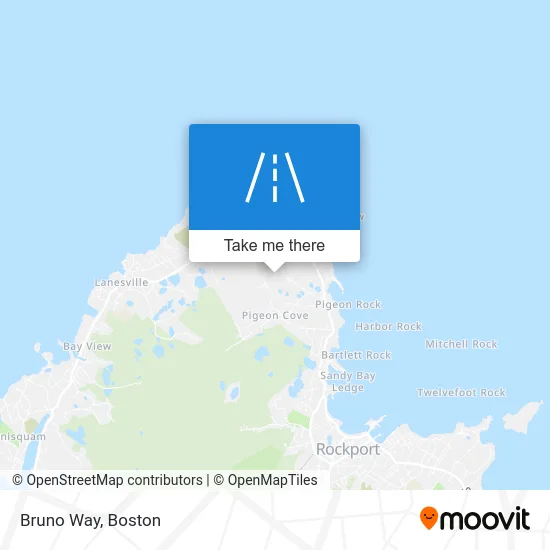 Bruno Way map