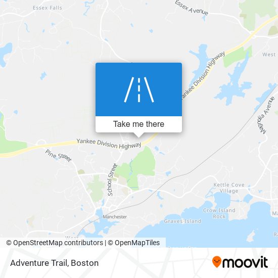 Adventure Trail map