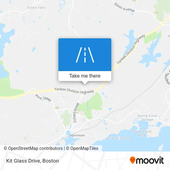 Kit Glass Drive map