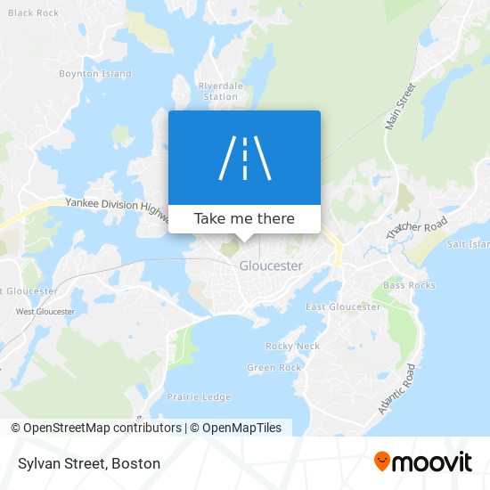 Sylvan Street map