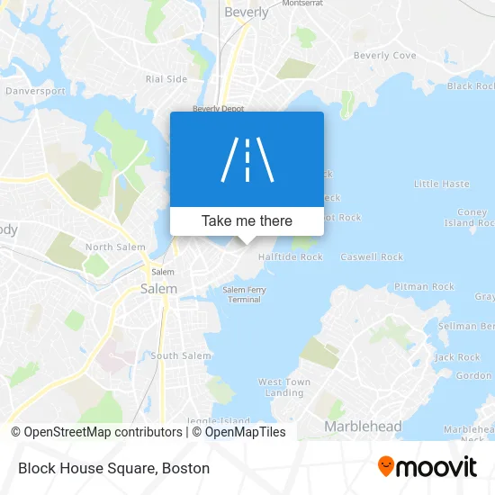 Block House Square map