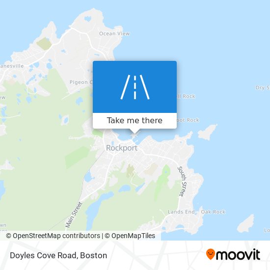 Doyles Cove Road map