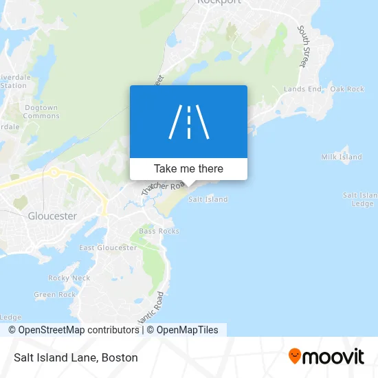 Salt Island Lane map