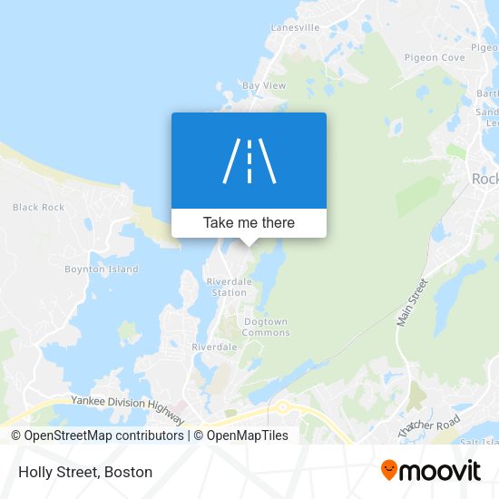 Mapa de Holly Street