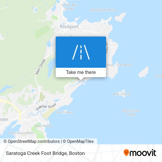 Saratoga Creek Foot Bridge map